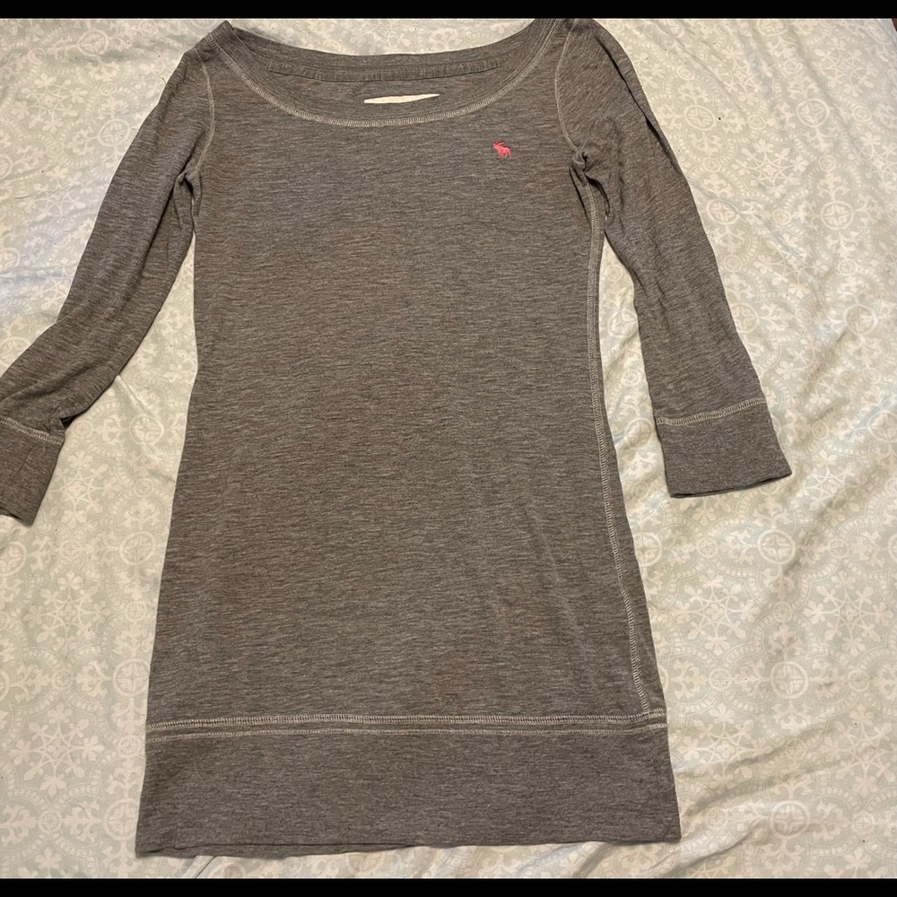 Solid gray long sleeve